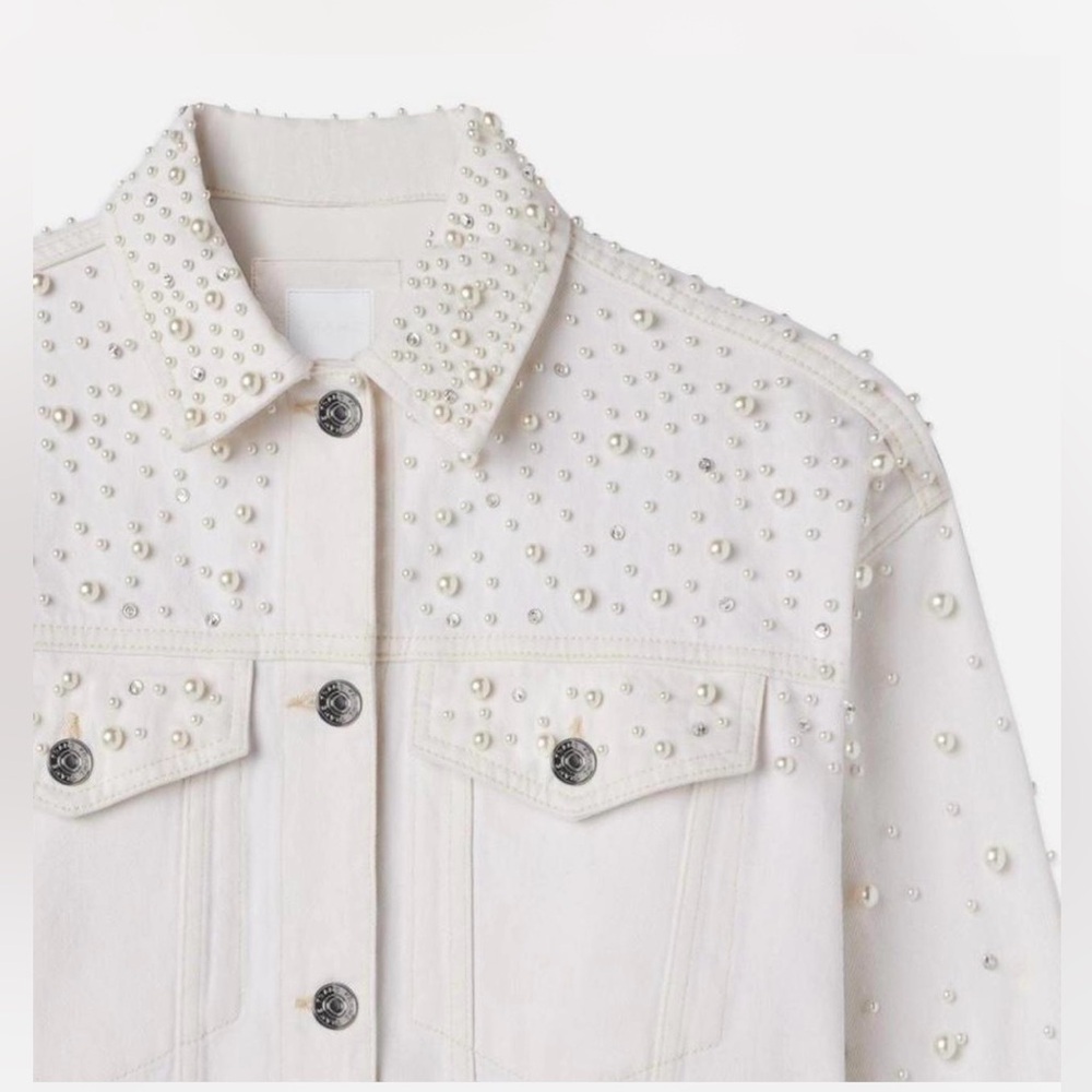 The Atelier Pearl FRAME Denim Jacket